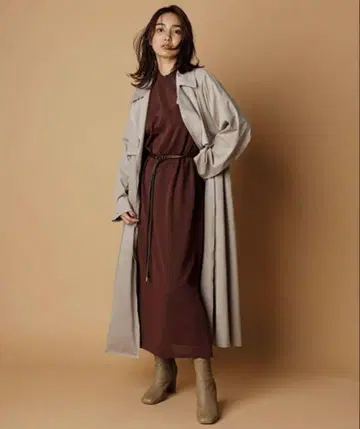 프레이 아이디 스웨이드 가운 코트 프레이 아이디
