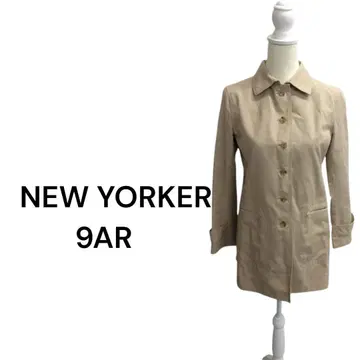 새상품급 NEWYOKER 베이지 트렌치코트 9AR