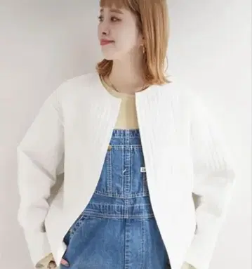 B.C STOCK 퀼팅 자수 자켓