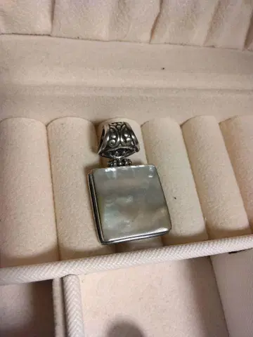 최종 가격 인하 uc 실버 925 사각 쉘 펜던트 탑