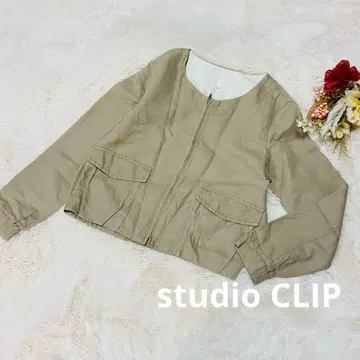 [ 스튜디오 클립 ] 상의 아우터 크롭 자켓 점퍼 M