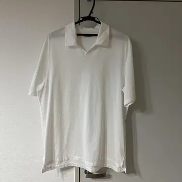 ATTACHMENT 화이트 피케 셔츠 2024ss