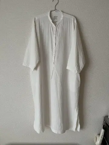 무인양품 더블 거즈 원피스