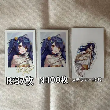 니지산지 아마미야 코코로 6주년 폴라로이드풍 카드 OS 혜택 스티커