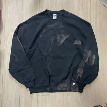 90's 'Rusell Athletic' blk sweat sh (USA