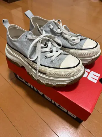 CONVERSE 트렉 웨이브 아이스 그레이 스니커즈 22.5cm
