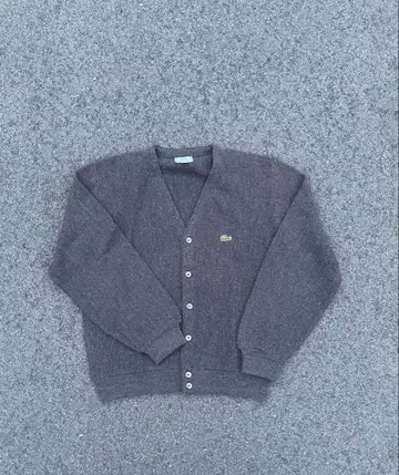 80~90s IZOD Lacoste 그레이 가디건