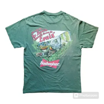 Budweiser 버드와이저 T셔츠 90s 카멜레온 기업