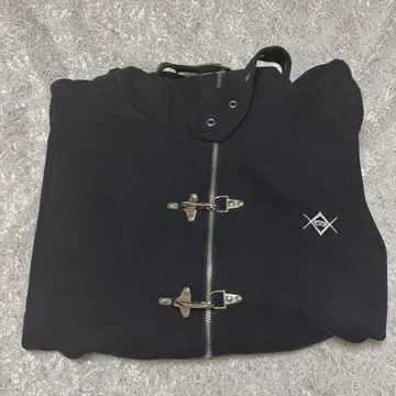 REFLEM 펑크 벨트 하이넥 ZIP 후드티