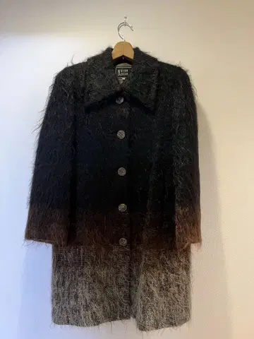 90s 모헤어 코트 Japanese vintage