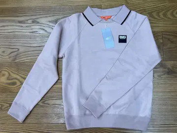 미사용 빔즈 골프 카라 부착 풀오버 여성용 M 사이즈 핑크