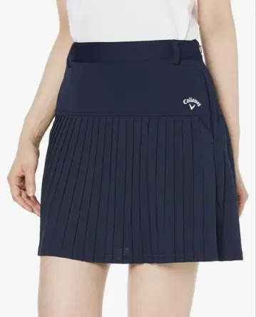 캘러웨이 블랙 플리츠 스커트