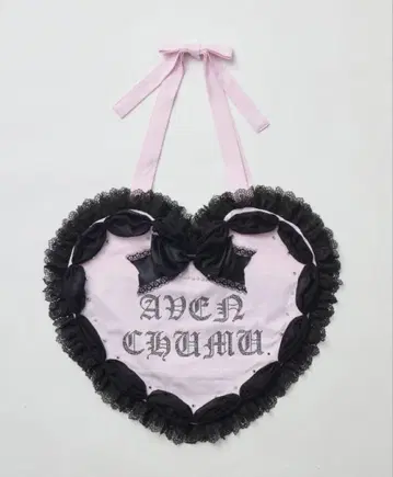 Avenchum Love heart's cake 토트백 핑크