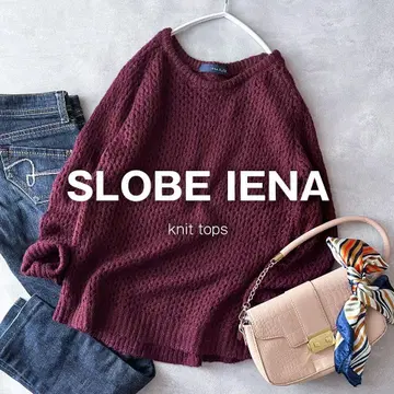 IENA 슬로브 이에나 모헤어 울 니트 스웨터 로우 게이지 C8