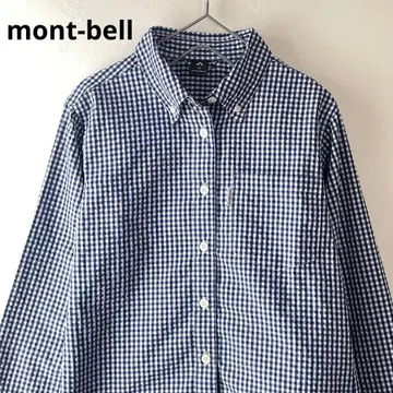 [ 새상품급 ] mont-bell 몽벨 시어서커 버튼 다운 셔츠