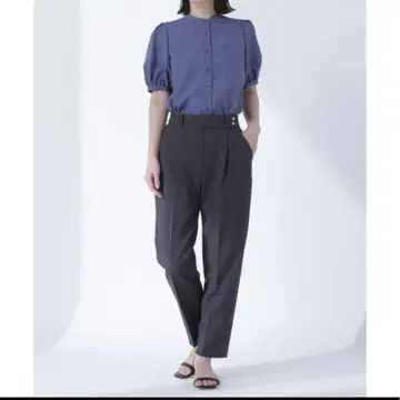 natural beauty basic 메탈 포인트 테이퍼드 팬츠