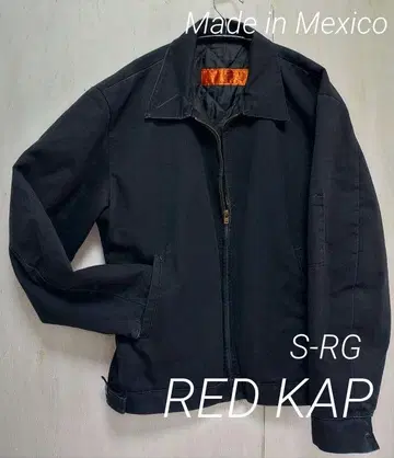 RED CAP 워크 자켓 블랙 멕시코제