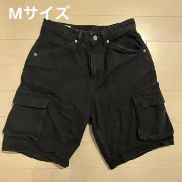 ZARA 블랙 카고 숏팬츠