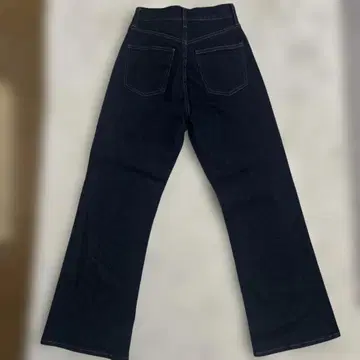 UNIQLO 다크 블루 블랙 플레어 팬츠 24