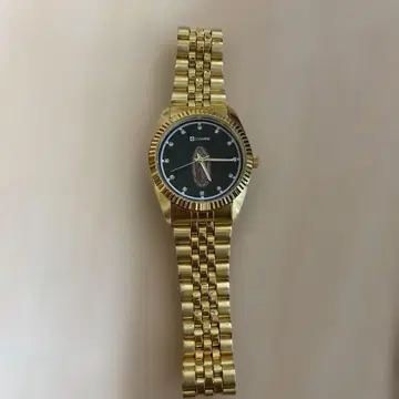 Subciety 골드 쿼츠 손목시계 성모 마리아