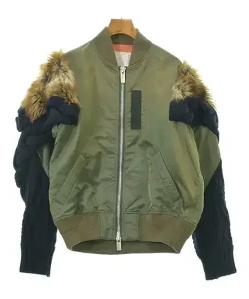 sacai 밀리터리 블루종 여성용