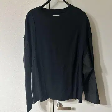 BED jW FORD 블랙 긴팔 티셔츠