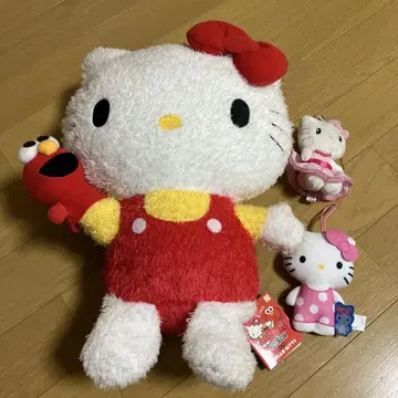 헬로키티 봉제 인형 마스코트 홀더