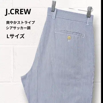 J.CREW 시어서커 스트라이프 코튼 팬츠