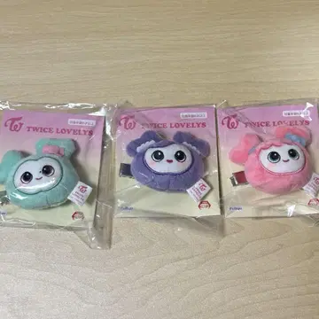 TWICE gigo 봉제 인형 헤어핀 미사모