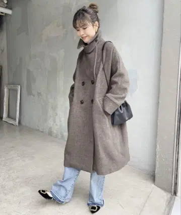 TICCA 텐트 코트 모카 완판