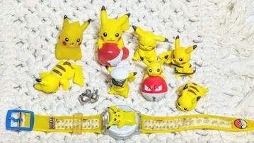 피카츄 피규어 & 손목시계 세트
