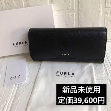 새상품 FURLA 훌라 정가 39,600엔 바빌론 장지갑 NERO