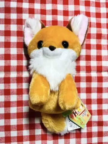 택 포함 새상품 쪼콘과 여우 봉제 인형 카린토