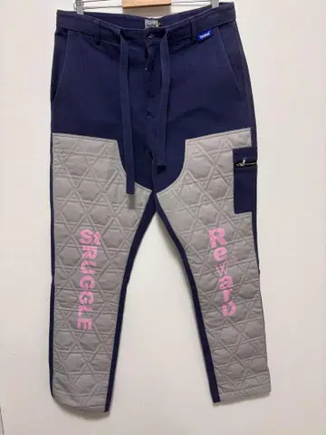 와나 WANNA 네이비 미사용품 더블니 페인터 팬츠 XL