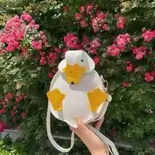 오리 디자인 숄더백