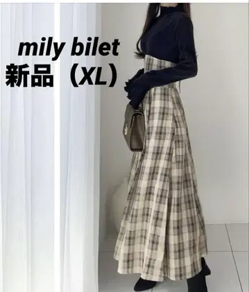 mily bilet 플레어 슬리브 플리츠 블라우스 도킹 원피스 XL