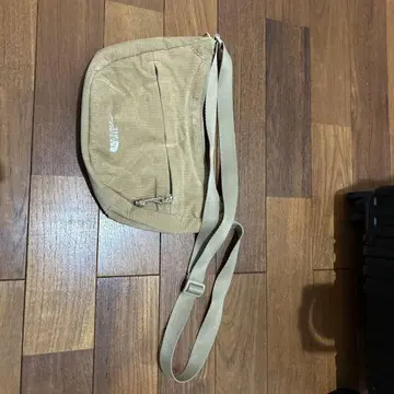 코듀로이 베이지 숄더백