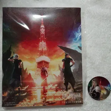 파이널 판타지 7 리버스 도쿄 타워 캔버스 보드 특전 스티커