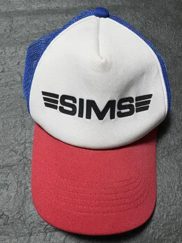 SIMS 트래커 캡 화이트/레드/블루