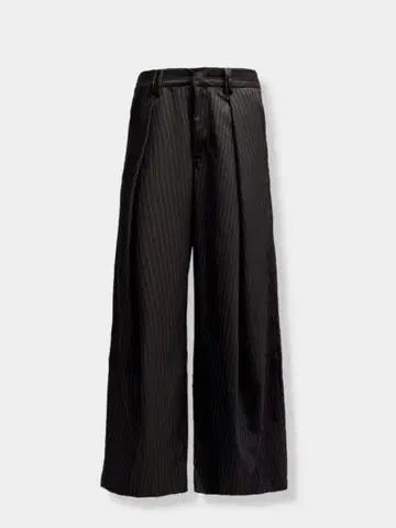 [ CS ] 신상 stripe cross tuck drape slacks