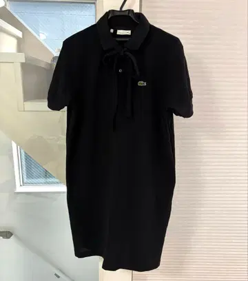 라코스테 폴로 원피스 블랙 34 리본 포함
