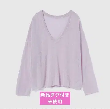 searoomlynn PAPER KNIT 2way 루즈 상의