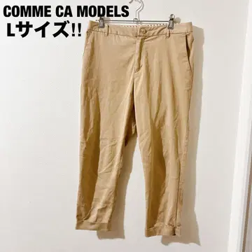 [ a2561 ] 코무사 모델즈 새상품급 치노 팬츠 L 베이지 스타일링