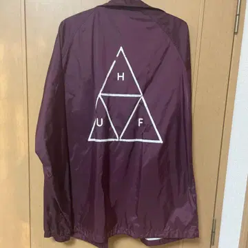 HUF 버건디 나일론 자켓