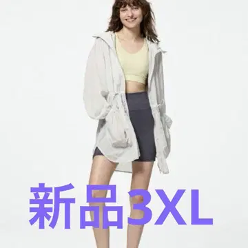 새상품 GU UV컷 시어 포켓터블 후드티 3XL 완판템