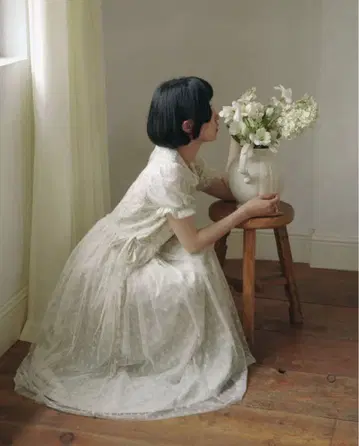 SongForest 반팔 레이스 원피스