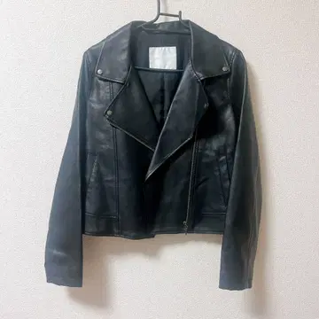 CECIIL McBEE 블랙 라이더 자켓