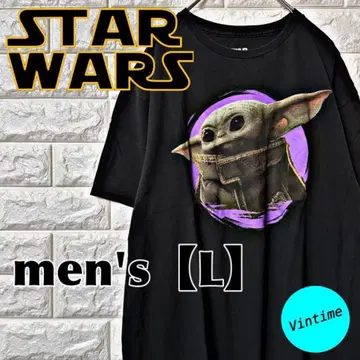 AH122 [ STAR WARS ] 프린트T셔츠 [ 남성용 L ] 블랙