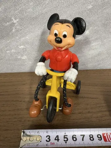 레트로 미키마우스 트라이크 피규어 1977년