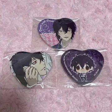 단데비 시키 하트 캔뱃지